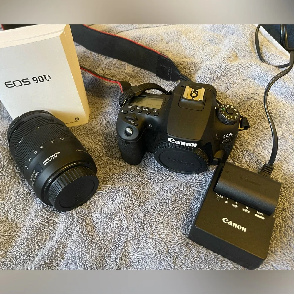 Canon Black Digital Camera with Zoom Lens Kit